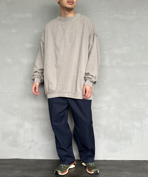 【セール】[ONEITA/オニータ] 別注 インサイドアウト クルーネック フェードスウェット（スウェット）｜JEANS FACTORY （ジーンズファクトリー）