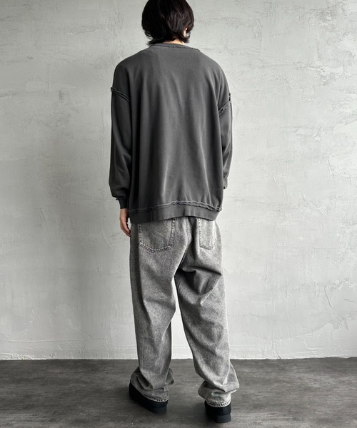 【セール】[ONEITA/オニータ] 別注 インサイドアウト クルーネック フェードスウェット（スウェット）｜JEANS FACTORY （ジーンズファクトリー）