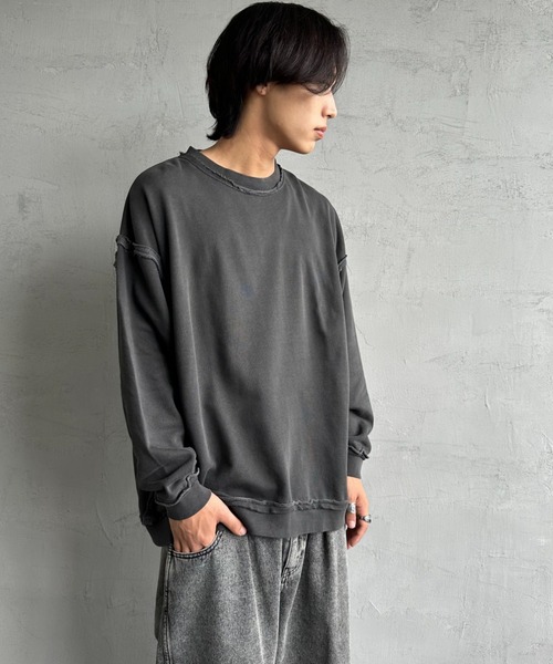 【セール】[ONEITA/オニータ] 別注 インサイドアウト クルーネック フェードスウェット（スウェット）｜JEANS FACTORY （ジーンズファクトリー）