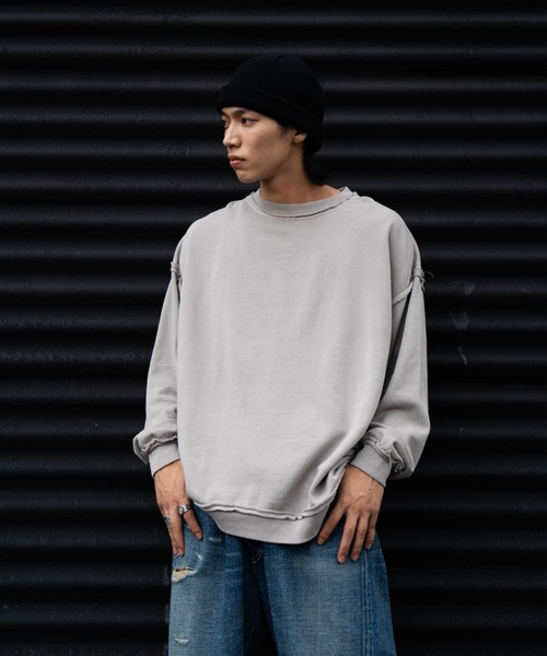 【セール】[ONEITA/オニータ] 別注 インサイドアウト クルーネック フェードスウェット（スウェット）｜JEANS FACTORY （ジーンズファクトリー）