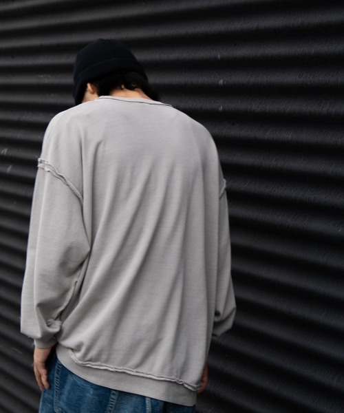 【セール】[ONEITA/オニータ] 別注 インサイドアウト クルーネック フェードスウェット（スウェット）｜JEANS FACTORY （ジーンズファクトリー）