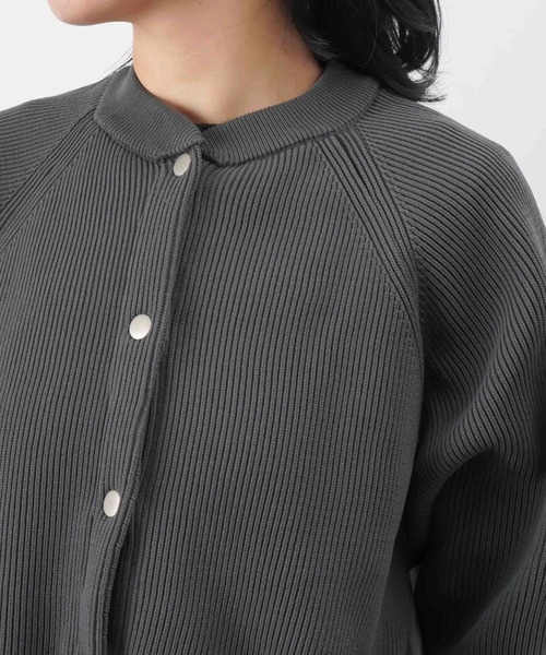 【セール】LC/LLL 中綿ニットブルゾン / 片畦ニット×中綿ドッキングブルゾン（ブルゾン）｜LUCA/LADY LUCK LUCA（ルカ/レディラックルカ）