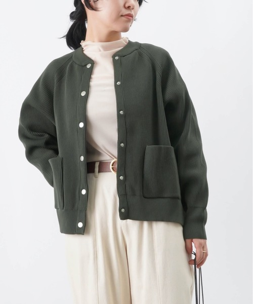 【セール】LC/LLL 中綿ニットブルゾン / 片畦ニット×中綿ドッキングブルゾン（ブルゾン）｜LUCA/LADY LUCK LUCA（ルカ/レディラックルカ）