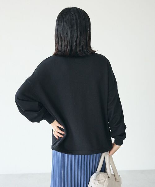 CRAFT STANDARD BOUTIQUE（クラフトスタンダードブティック）の「【ユニセックス】裏毛タートルスウェット（スウェット・レディース・ブラック/ホワイト系その他/カーキ・M/L/XL）」の6枚目の写真