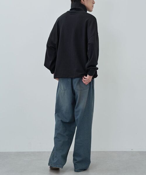 CRAFT STANDARD BOUTIQUE（クラフトスタンダードブティック）の「【ユニセックス】裏毛タートルスウェット（スウェット・レディース・ブラック/ホワイト系その他/カーキ・M/L/XL）」の13枚目の写真