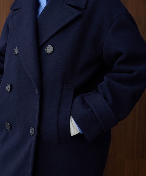 N.O.R.C(ノーク)の「ウーリッシュPコート(その他アウター・レディース・ネイビー/ブラウン・フリー)」の7枚目の写真