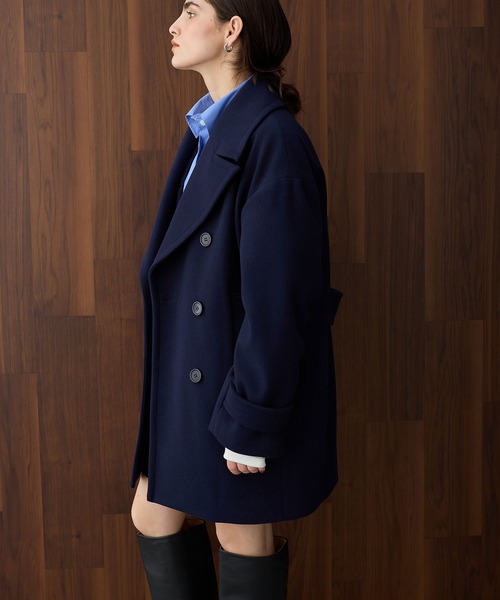 N.O.R.C ノーク　ウーリッシュＰコート　ネイビー　ピーコート N.O.R.C ノーク ウーリッシュPコート ネイビー ピーコート ノーク