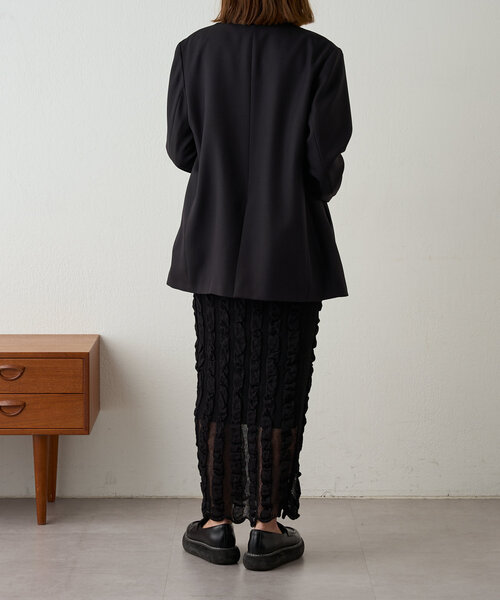 SHENERY（シーナリー）の「《2way仕様》2WAYジャケット（テーラードジャケット・レディース・ベージュ/ブラック・FREE）」の13枚目の写真