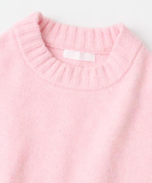 SENSE OF PLACE by URBAN RESEARCH（センスオブプレイスバイアーバンリサーチ）の「ワイドリブクルーネックセーター（ニット/セーター・レディース・チャコールグレー/ネイビー/ライトブルー/ピンク/イエロー/アイボリー・ONE）」の8枚目の写真