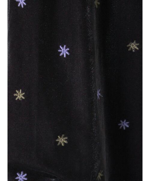 ehka sopo(エヘカソポ)の「◎ベロア刺繍スカート(スカート・レディース・グリーン/ブラック/チャコールグレー・F)」の5枚目の写真