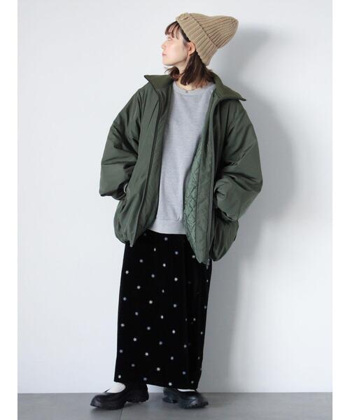 ehka sopo(エヘカソポ)の「◎ベロア刺繍スカート(スカート・レディース・グリーン/ブラック/チャコールグレー・F)」の20枚目の写真