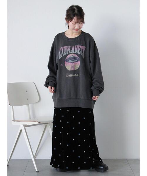 ehka sopo(エヘカソポ)の「◎ベロア刺繍スカート(スカート・レディース・グリーン/ブラック/チャコールグレー・F)」の21枚目の写真