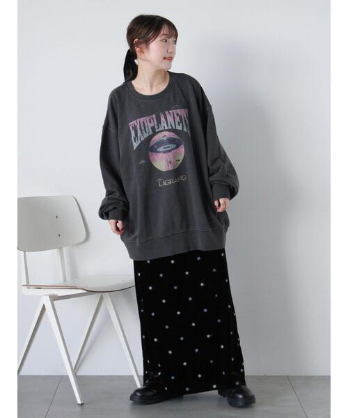 ehka sopo(エヘカソポ)の「◎ベロア刺繍スカート(スカート・レディース・グリーン/ブラック/チャコールグレー・F)」の22枚目の写真