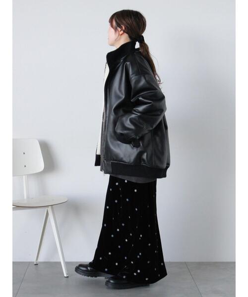 ehka sopo(エヘカソポ)の「◎ベロア刺繍スカート(スカート・レディース・グリーン/ブラック/チャコールグレー・F)」の15枚目の写真