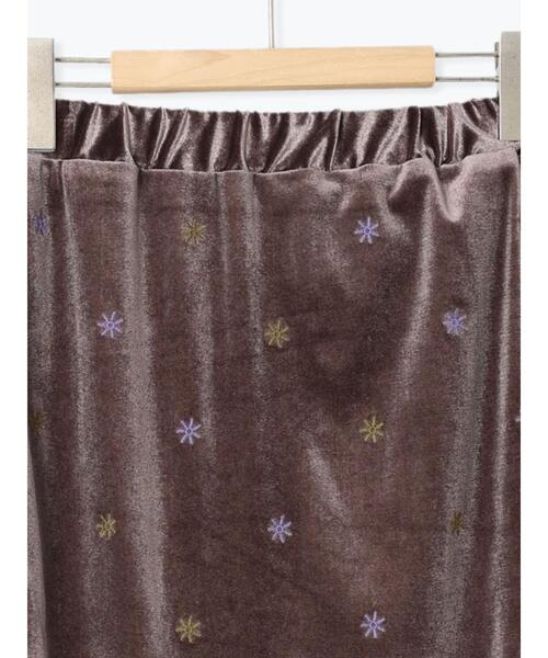 ehka sopo(エヘカソポ)の「◎ベロア刺繍スカート(スカート・レディース・グリーン/ブラック/チャコールグレー・F)」の8枚目の写真