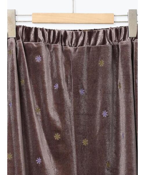 ehka sopo(エヘカソポ)の「◎ベロア刺繍スカート(スカート・レディース・グリーン/ブラック/チャコールグレー・F)」の11枚目の写真