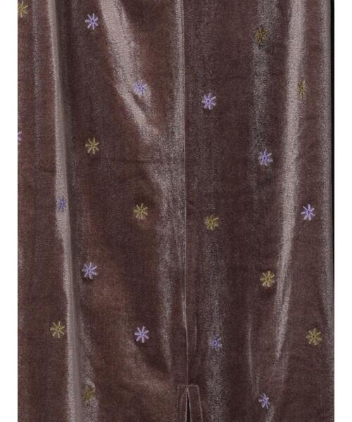 ehka sopo(エヘカソポ)の「◎ベロア刺繍スカート(スカート・レディース・グリーン/ブラック/チャコールグレー・F)」の12枚目の写真