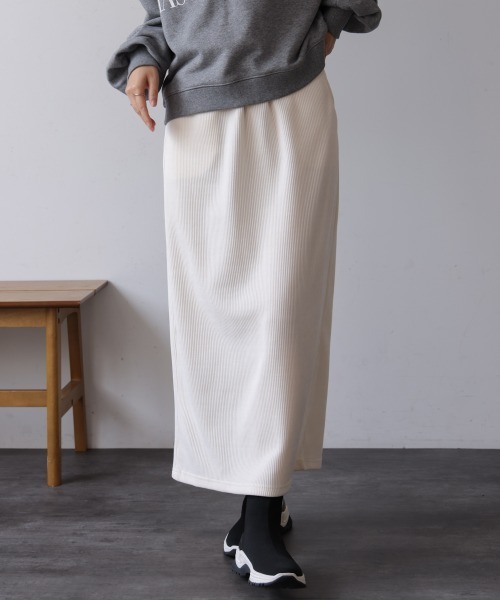 Bou Jeloud（ブージュルード）の「カットコールタイトスカート（スカート・レディース・イエロー/ブラウン/グリーン/オフホワイト・FREE）」の11枚目の写真