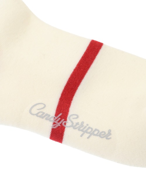 Candy Stripper（キャンディストリッパー）の「CANDYS PUPPY RIB ソックス（ソックス/靴下・レディース・ホワイト×ブルー/ブラック/ホワイト×イエロー・FREE）」の8枚目の写真