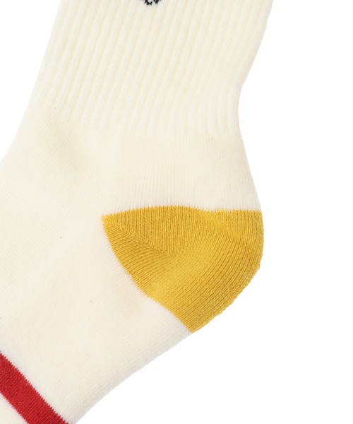 Candy Stripper（キャンディストリッパー）の「CANDYS PUPPY RIB ソックス（ソックス/靴下・レディース・ホワイト×ブルー/ブラック/ホワイト×イエロー・FREE）」の6枚目の写真