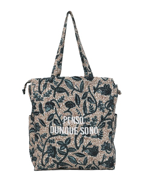 and it_（アンドイット）の「ラタプリントトート（トートバッグ・レディース・ブラック/ブルーグリーン/ブルー/グリーン系1/イエロー/オレンジ/ネイビー/ブラウン/ピンク/レッド系その他/グリーン系2/ベージュ・FREE）」の3枚目の写真