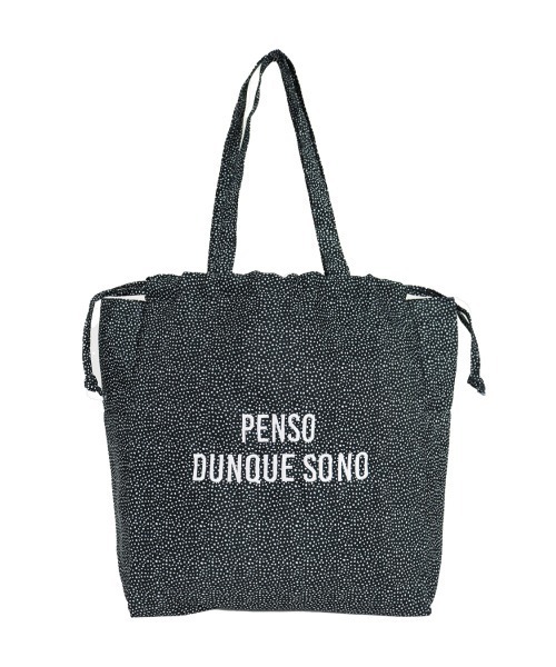 and it_（アンドイット）の「ラタプリントトート（トートバッグ・レディース・ブラック/ブルーグリーン/ブルー/グリーン系1/イエロー/オレンジ/ネイビー/ブラウン/ピンク/レッド系その他/グリーン系2/ベージュ・FREE）」の2枚目の写真