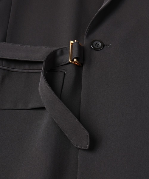 ジャケット・アウター Double Satin Tailored Tie Locken Jacket セール】Double Satin Tailored Tie Locken Jacket（テーラード