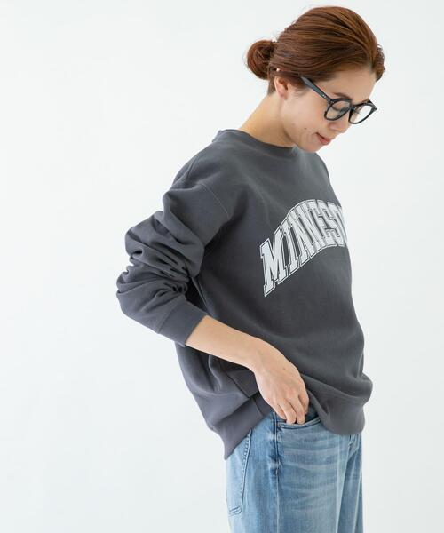 URBAN RESEARCH Sonny Label（アーバンリサーチサニーレーベル）の「裏起毛プリントスウェットプルオーバー（スウェット・メンズ・オフホワイト/グレー/チャコールグレー・SMALL/MEDIUM/LARGE）」の7枚目の写真
