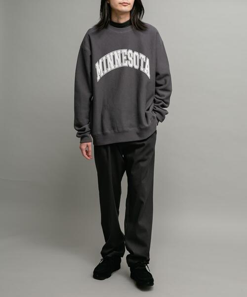 URBAN RESEARCH Sonny Label（アーバンリサーチサニーレーベル）の「裏起毛プリントスウェットプルオーバー（スウェット・メンズ・オフホワイト/グレー/チャコールグレー・SMALL/MEDIUM/LARGE）」の9枚目の写真