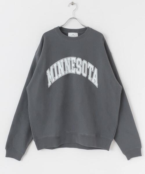 URBAN RESEARCH Sonny Label（アーバンリサーチサニーレーベル）の「裏起毛プリントスウェットプルオーバー（スウェット・メンズ・オフホワイト/グレー/チャコールグレー・SMALL/MEDIUM/LARGE）」の10枚目の写真