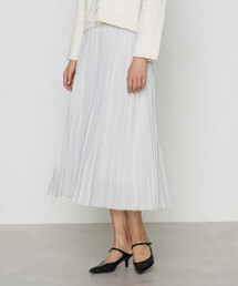 COMME CA | 【セットアップ対応】ソフトチュール×オーガンジートリコット広幅 スカート(スカート)