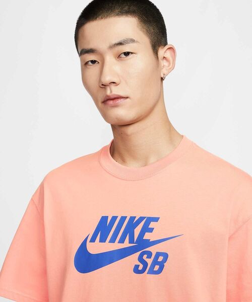 Tシャツ・カットソー Nike SB Logo Skateboarding T-Shirt CV7540-844 ナイキ（NIKE）（メンズ）SB ロゴ スケートボード 半袖Tシャツ