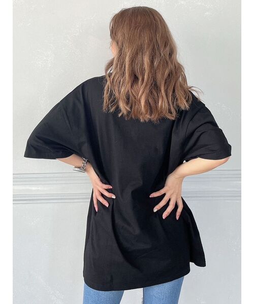 GYDA(ジェイダ)の「【WEB限定】Symmetry GYDA BIG Tシャツ(Tシャツ/カットソー・レディース・ブラック/オフホワイト・FREE)」の8枚目の写真