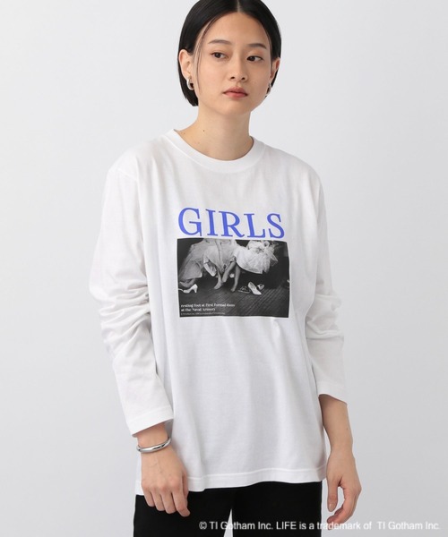 A part by（アパートバイ）の「【別注】LIFEロンT（Tシャツ/カットソー