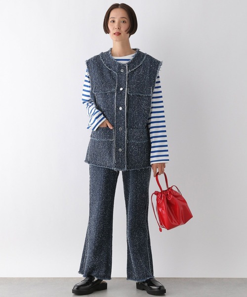 LEPSIM(レプシィム)の「アソートボーダーロンT 242713(Tシャツ/カットソー・レディース・ブラック/ブルー/ネイビー・FREE)」の13枚目の写真