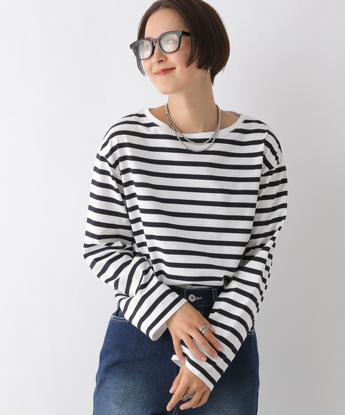 LEPSIM(レプシィム)の「アソートボーダーロンT 242713(Tシャツ/カットソー・レディース・ブラック/ブルー/ネイビー・FREE)」の17枚目の写真