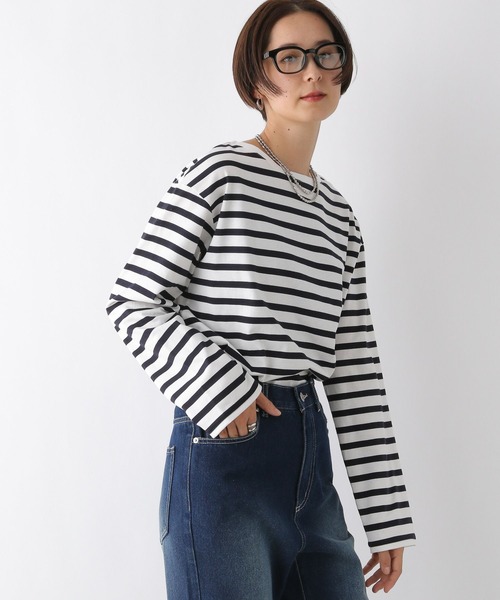 LEPSIM(レプシィム)の「アソートボーダーロンT 242713(Tシャツ/カットソー・レディース・ブラック/ブルー/ネイビー・FREE)」の19枚目の写真