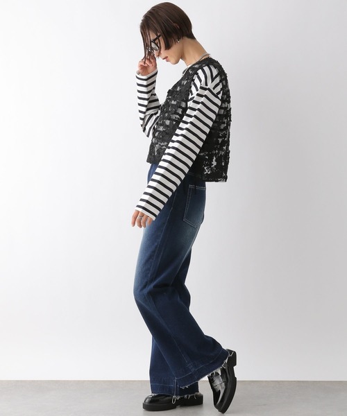 LEPSIM(レプシィム)の「アソートボーダーロンT 242713(Tシャツ/カットソー・レディース・ブラック/ブルー/ネイビー・FREE)」の21枚目の写真