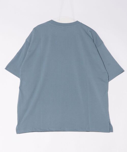 Reebok（リーボック）の「【EC別注】Reebok リーボック ブランド ロゴ ワンポイント 刺繍 半袖 Tシャツ（Tシャツ/カットソー・メンズ・グリーン/サックスブルー/グレー系その他/ブラック・LL/M/L）」の5枚目の写真