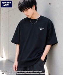 Reebok（リーボック）の「【WEB別注】Reebok リーボック 半袖Tシャツ 綿 ワンポイント 刺繍ロゴ（Tシャツ/カットソー）」