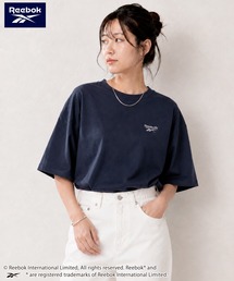 Karlas（カルラス）の「【EC別注】Reebok リーボック 半袖Tシャツ 綿 ロゴ ワンポイント 刺繍（Tシャツ/カットソー）」