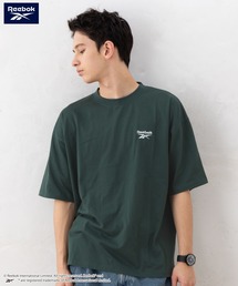 【WEB別注】Reebok リーボック 半袖Tシャツ 綿 ワンポイント 刺繍ロゴ