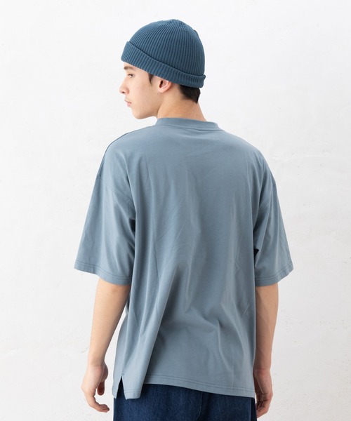 Reebok（リーボック）の「【EC別注】Reebok リーボック ブランド ロゴ ワンポイント 刺繍 半袖 Tシャツ（Tシャツ/カットソー・メンズ・グリーン/サックスブルー/グレー系その他/ブラック・LL/M/L）」の13枚目の写真