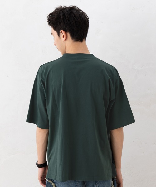 Reebok（リーボック）の「【EC別注】Reebok リーボック ブランド ロゴ ワンポイント 刺繍 半袖 Tシャツ（Tシャツ/カットソー・メンズ・グリーン/サックスブルー/グレー系その他/ブラック・LL/M/L）」の20枚目の写真