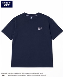 Reebok（リーボック）の「【WEB別注】Reebok リーボック 半袖Tシャツ 綿 ワンポイント 刺繍ロゴ（Tシャツ/カットソー）」