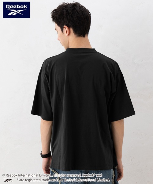 Reebok(リーボック)の「【EC別注】Reebok リーボック 半袖Tシャツ 綿 ロゴ ワンポイント 刺繍(Tシャツ/カットソー・メンズ・グリーン/サックスブルー/グレー系その他/ブラック/ブラック系/アッシュグレー/ネイビー・LL/M/L)」の10枚目の写真