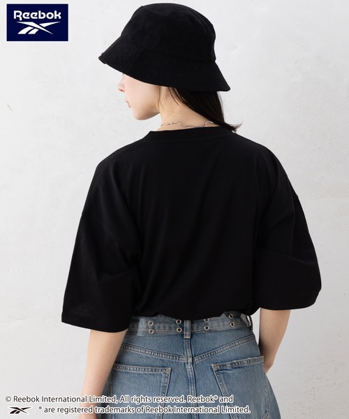 Reebok(リーボック)の「【EC別注】Reebok リーボック 半袖Tシャツ 綿 ロゴ ワンポイント 刺繍(Tシャツ/カットソー・メンズ・グリーン/サックスブルー/グレー系その他/ブラック/ブラック系/アッシュグレー/ネイビー・LL/M/L)」の8枚目の写真