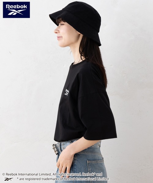 Reebok(リーボック)の「【EC別注】Reebok リーボック 半袖Tシャツ 綿 ロゴ ワンポイント 刺繍(Tシャツ/カットソー・メンズ・グリーン/サックスブルー/グレー系その他/ブラック/ブラック系/アッシュグレー/ネイビー・LL/M/L)」の21枚目の写真