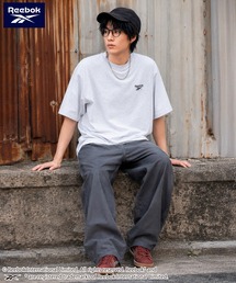 Reebok（リーボック）の「【WEB別注】Reebok リーボック 半袖Tシャツ 綿 ワンポイント 刺繍ロゴ（Tシャツ/カットソー）」