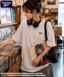 Reebok（リーボック）の「【WEB別注】Reebok リーボック 半袖Tシャツ 綿 ワンポイント 刺繍ロゴ（Tシャツ/カットソー）」